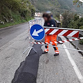 Strada franata a Corbara: i lavori urgenti sulla SP2 consentiranno il transito