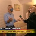 Striscia la Notizia a Maiori, Luca Abete intervista sindaco Capone dopo discorso "copiato" [VIDEO]