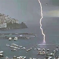 Tempesta improvvisa in Costiera Amalfitana: fulmine ad Amalfi, danni a Ravello