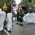 Tragedia a Salerno: ciclista 49enne perde la vita travolto da un carico di ecoballe