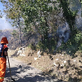 Tramonti, principio d’incendio a colle Santa Maria estinto in tempo [FOTO]