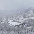 Tramonti: Valico di Chiunzi imbiancato, scuole chiuse [FOTO]