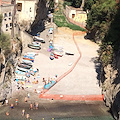 Transenne sulla spiaggia, chiuso Fiordo di Furore [FOTO]