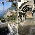 Un ascensore per il cimitero di Positano: lavori procedono spediti 