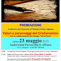 "V Concorso di Poesia e Prosa Religiosa", sabato 23 maggio la premiazione