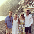 Vacanza di gruppo a Positano per i giocatori AFL Mitch Wallis e Jack Macrae