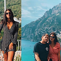 Vacanza romantica a Positano per la modella Alessandra Bonelli e il surfista Miguel Tudela