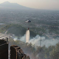 Vasto incendio a Corbara, traffico a senso alternato su SP2 /FOTO