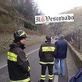 Vento forte: piovono pietre a Ravello, strada chiusa a Cigliano / FOTO