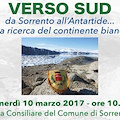 'Verso Sud, da Sorrento all’Antartide', 10 marzo convegno al Comune