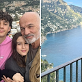 Viktoria Lauterbach ed Heiner Lauterbach, per la coppia di attori relax in famiglia tra Praiano e Positano 