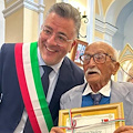 Vincenzo Naclerio compie 100 anni, gli auguri del Sindaco di Agerola: «Una vera Benedizione del Signore»