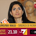 Virginia Raggi a "Bersaglio Mobile"