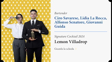 Amalfi Coast Cocktail Week: Ciro Savarese e il team del Villa Franca presentano "Lemon Villadrop"