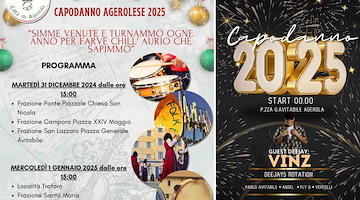 Capodanno 2025 ad Agerola: tra musica popolare e dj set per una festa indimenticabile