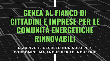 Genea al fianco di cittadini e imprese per le comunità energetiche rinnovabili