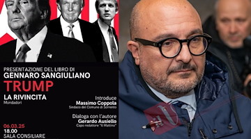 Gennaro Sangiuliano presenta il libro "Trump. La rivincita" a Sorrento