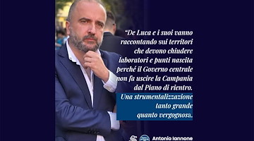 Iannone (FdI): «De Luca mistifica sulla chiusura di laboratori e punti nascita»