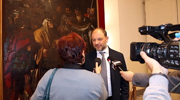 Napoli: dopo un complesso restauro riecco la tela della Presentazione della Vergine al Tempio di Massimo Stanzione