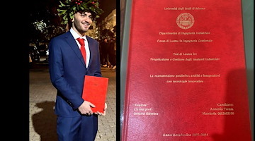 Per Antonio Trezza di Cetara laurea in Ingegneria Gestionale 