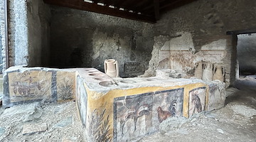 Pompei, riapre il Thermopolium della Regio V dopo gli interventi di messa in sicurezza e scavo