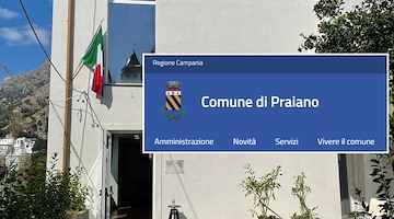 Praiano, online il nuovo sito istituzionale: ecco tutte le novità