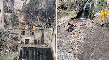 Quasi terminati ad Atrani e Scala gli interventi per il ripristino delle vasche borboniche e la messa in sicurezza del torrente Dragone