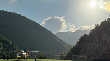 Soccorso in eliambulanza per anziana di Amalfi: trasferita d’urgenza a Salerno