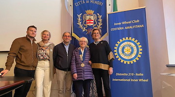 Solidarietà a Minori: donazione dell'Inner Wheel Club per aiutare chi è in difficoltà