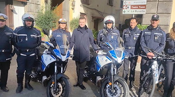 Sorrento, ecco i nuovi mezzi in dotazione alla polizia locale