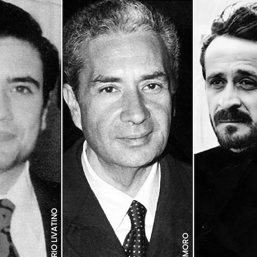 Aldo Moro, Peppino Impastato e Rosario Livatino<br />&copy; Giorgia Meloni