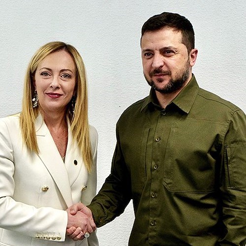 Giorgia Meloni e Volodymyr Zelensky<br />&copy; Palazzo Chigi - Presidenza del Consiglio dei Ministri