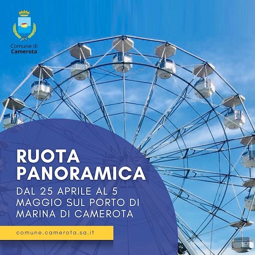 Ruota panoramica a Marina di Camerota