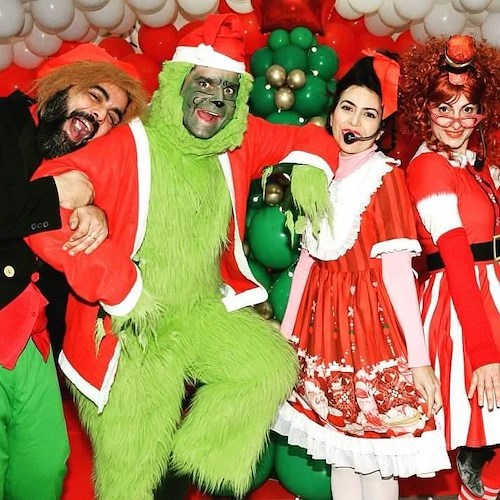 A Minori arriva il Grinch: stamattina lo spettacolo teatrale in Piazza Umberto I<br />&copy; Compagnia Citrea