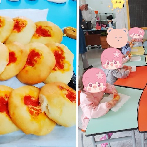 A Minori i bambini alla scoperta della pizza