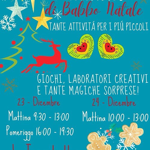 A Minori il Villaggio di Babbo Natale apre le porte ai più piccoli