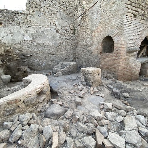 A Pompei emerge il panificio-prigione: qui schiavi e asini venivano sfruttati per macinare il grano<br />&copy; Pompeii - Parco Archeologico