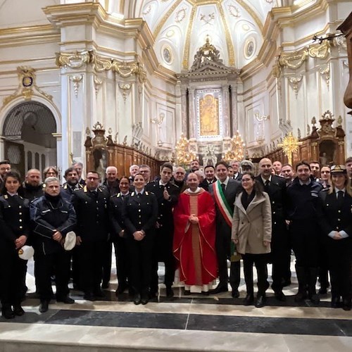 A Positano i festeggiamenti in onore di San Sebastiano, patrono dei vigili urbani