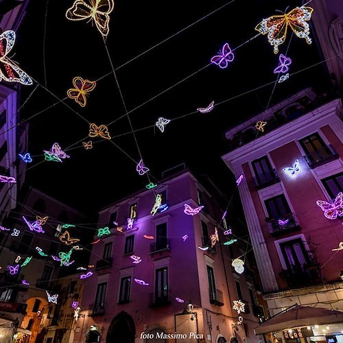 A Salerno brillano le “Luci d’Artista”: quest’anno il tema è la natura<br />&copy; Massimo Pica