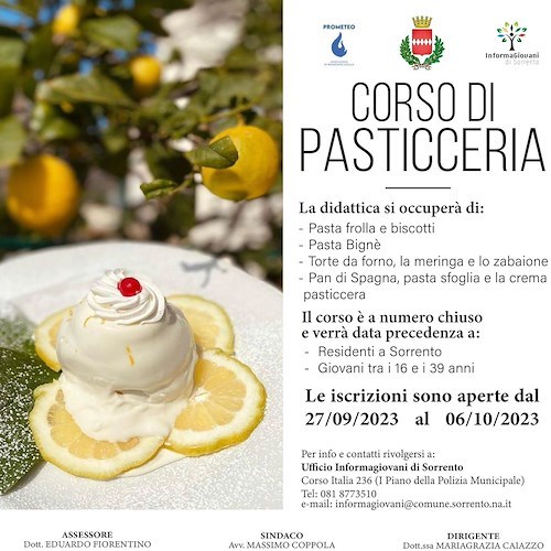 Corso Pasticceria a Sorrento