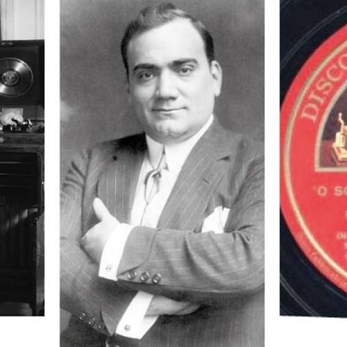 Dischi originali di Enrico Caruso<br />&copy; Comune di Sorrento