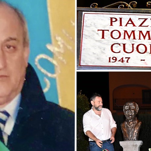 Ad Agerola una piazza intitolata a Tommaso Cuomo