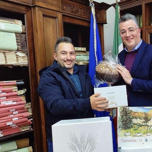 Agerola, Nonna Peppa realizza il panettone dedicato al Sentiero degli Dei<br />&copy; Comune di Agerola