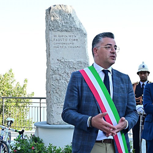 Sindaco Agerola al Belvedere Fauso Coppi