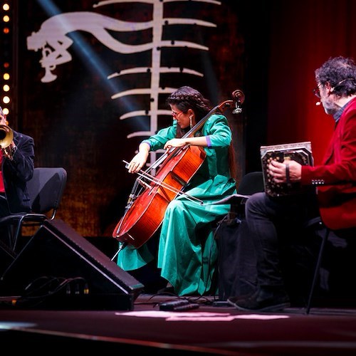 Al via il “Natale di Ravello”: all’auditorium Paolo Fresu, in Villa Rufolo il duo Cicalese-Spada<br />&copy; Jazzy Xmas©Fondazione Musica per Roma