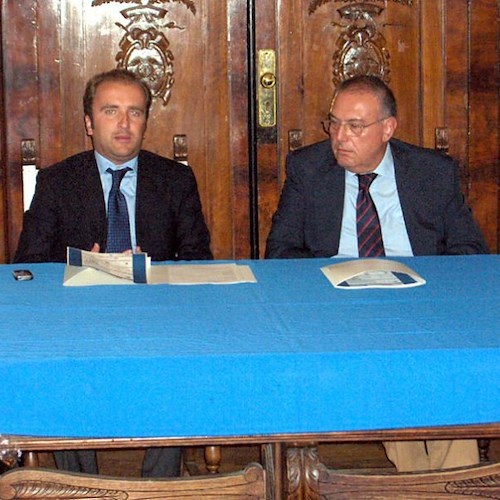 L'assessore Antonio Iannone ed il prof. Saverio Salerno