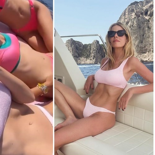 Alessia Marcuzzi a Capri<br />&copy; Alessia Marcuzzi