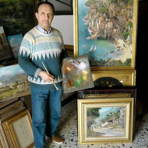 L'artista Alfredo D'Amico