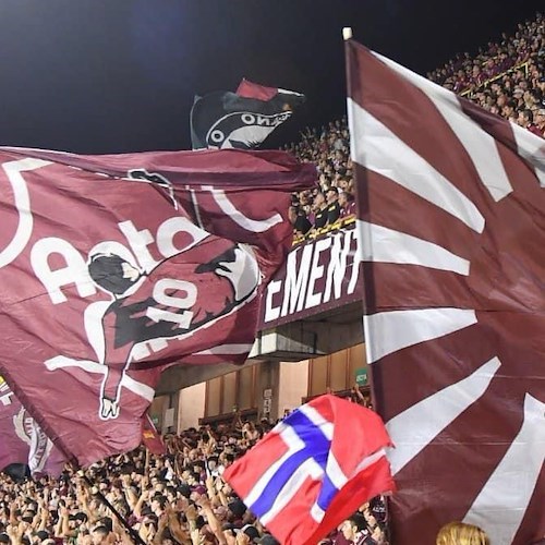 Tifosi granata<br />&copy; Foto US Salernitana 1919