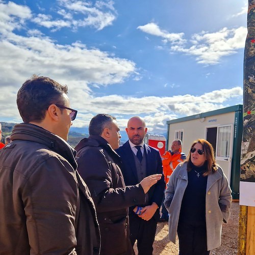 Alta velocità sulla Salerno-Reggio Calabria: il sottosegretario Ferrante in visita alle aree di cantiere del Lotto 1a